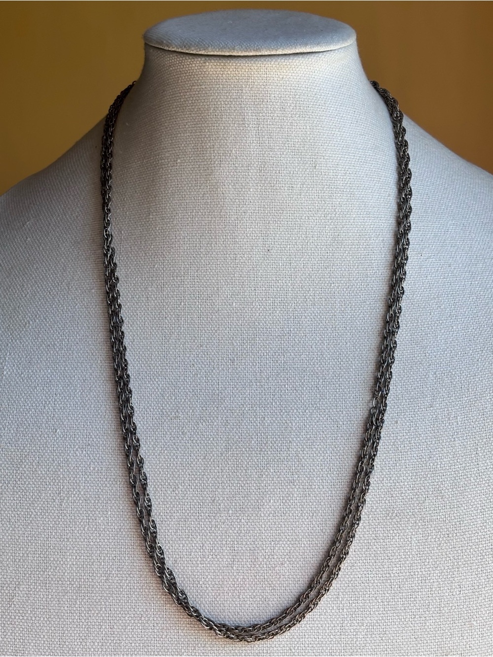 VTG 55” Freirich Silver Tone Chain